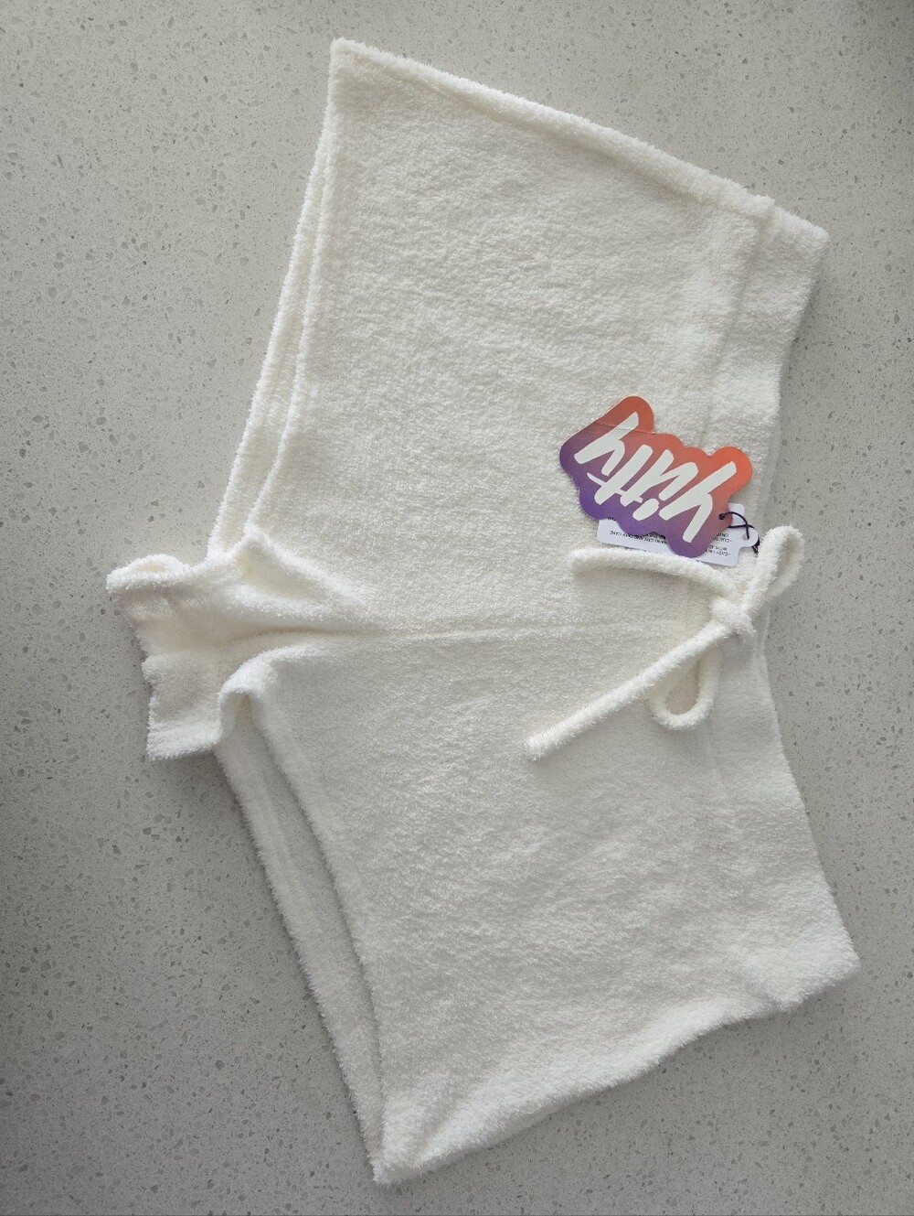 Yitty Pet Me Booty Shorts - White - XXL/1X